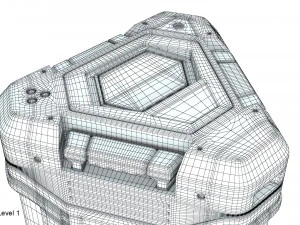 sci-fi energy cell 3D Model