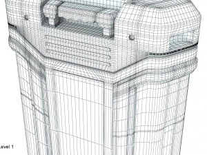 sci-fi energy cell 3D Model