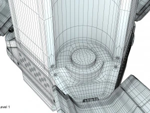 sci-fi energy cell 3D Model