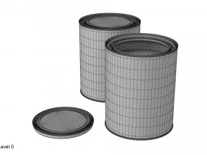 barattolo di vernice Modello 3D