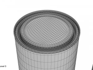 barattolo di vernice Modello 3D