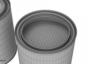 barattolo di vernice Modello 3D