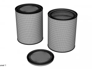 barattolo di vernice Modello 3D