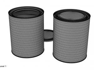 barattolo di vernice Modello 3D