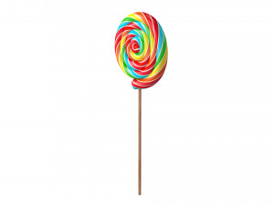 swirl lollipop Modèle 3D
