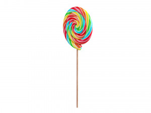 swirl lollipop Modèle 3D