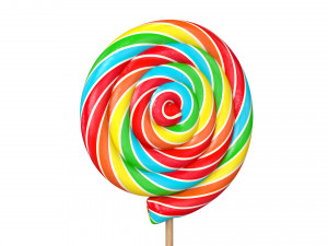 swirl lollipop Modèle 3D