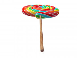 swirl lollipop Modèle 3D
