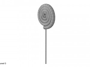 swirl lollipop Modèle 3D
