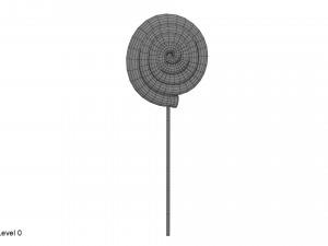swirl lollipop Modèle 3D