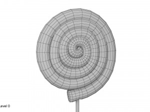 swirl lollipop Modèle 3D