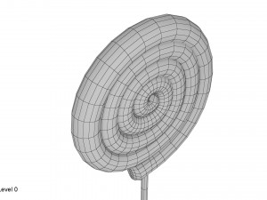 swirl lollipop Modèle 3D