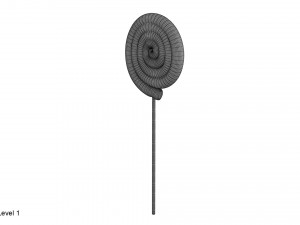 swirl lollipop Modèle 3D