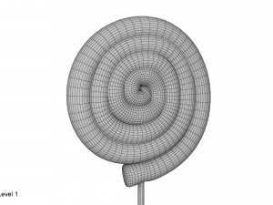 swirl lollipop Modèle 3D