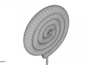 swirl lollipop Modèle 3D