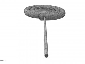 swirl lollipop Modèle 3D