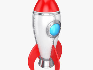 cartoon rocket 3D Models