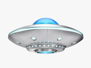 कार्टून यूएफओ 3D मॉडल