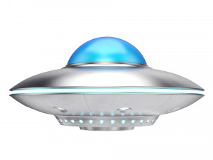 cartoon ufo Model 3D