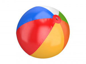 beach ball Model 3D