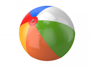 beach ball Model 3D
