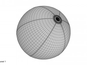 beach ball Model 3D
