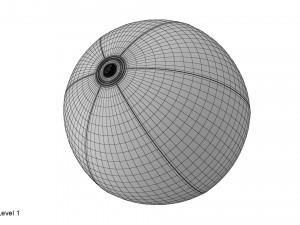 beach ball Model 3D