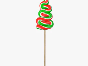 christmas tree lollipop 3D Model