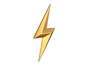 lightning symbol 3D मॉडल