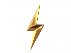 lightning symbol 3D मॉडल