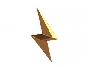 lightning symbol 3D मॉडल