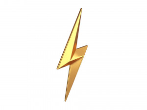 lightning symbol 3D मॉडल