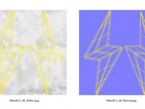 s&iacute;mbolo del rayo Modelo 3D