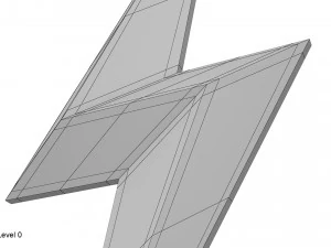 s&iacute;mbolo del rayo Modelo 3D