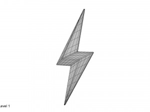 lightning symbol 3D मॉडल