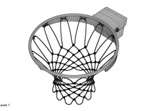 篮球框 3D 模型