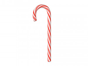 candy cane Model 3D