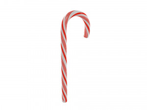 candy cane Model 3D