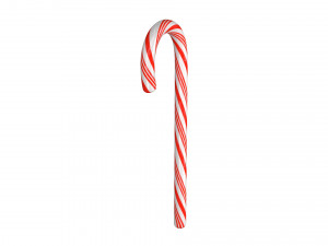 candy cane Model 3D