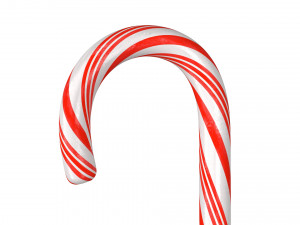 candy cane Model 3D