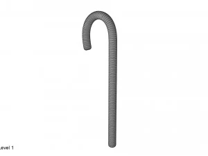 candy cane 3D Model
