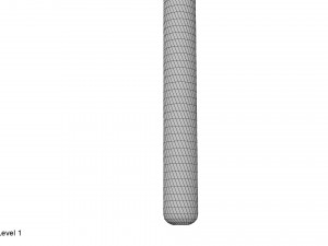 candy cane Model 3D