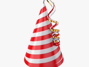party hat Modelo 3D