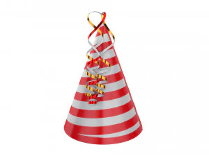 imprezowa czapka Model 3D