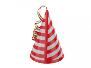 imprezowa czapka Model 3D