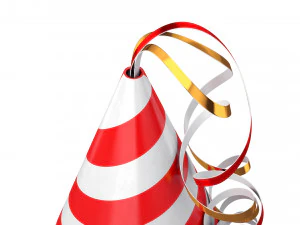 imprezowa czapka Model 3D