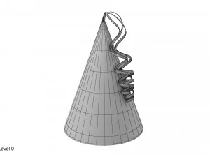 imprezowa czapka Model 3D