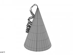 imprezowa czapka Model 3D