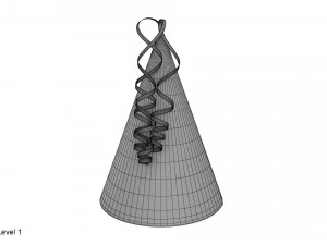 imprezowa czapka Model 3D