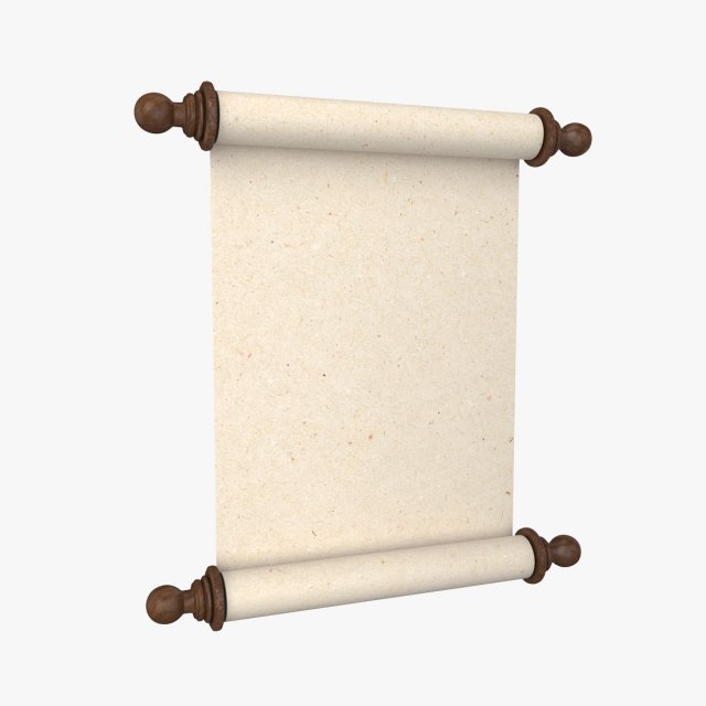 scroll Modèle 3D .c4d .max .obj .3ds .fbx .stl .blend 